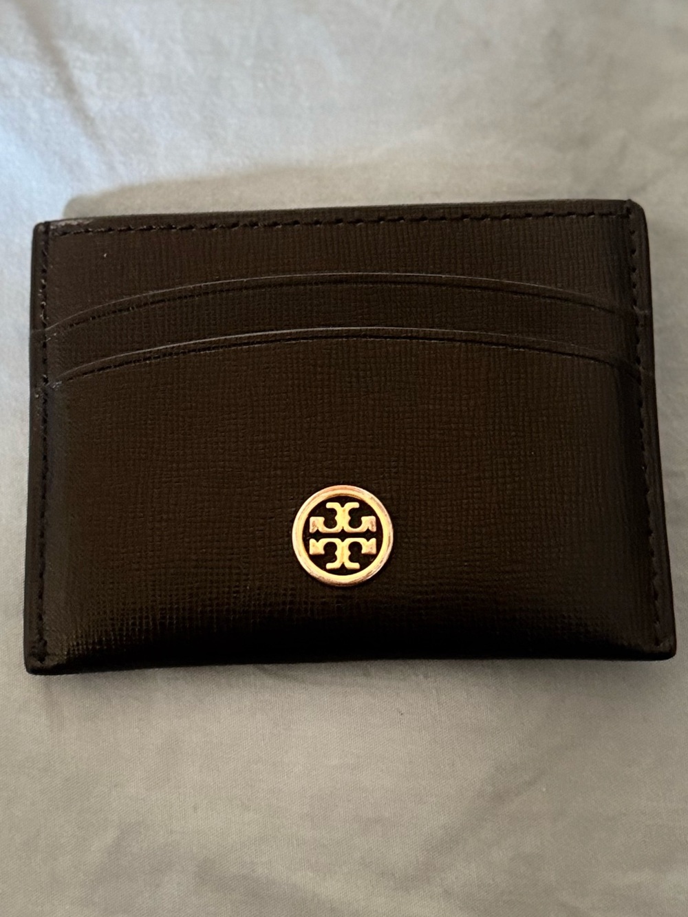 Tory Burch Robinson Leather Card Case